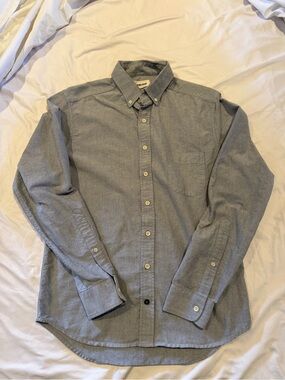 Taylor Stitch Jack Gray Long-Sleeve Button-Down Shirt